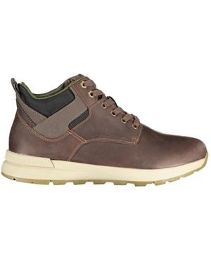 Lumberjack Lace-Up Boots - Brown