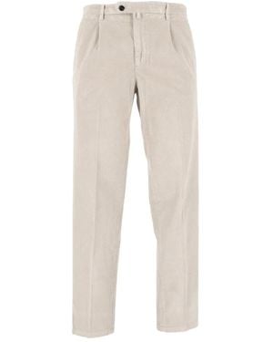 BRIGLIA Straight Trousers - Neutro