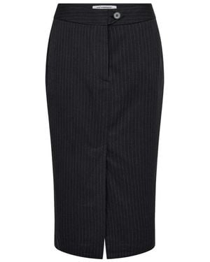 co'couture Midi Rokken - Zwart