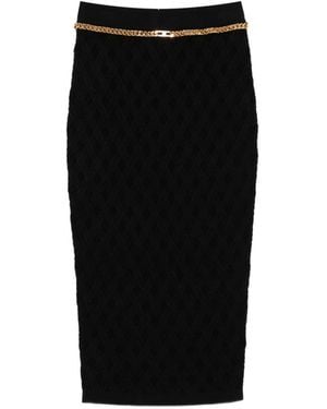Elisabetta Franchi Pencil Skirts - Black