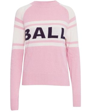 Ball Round-Neck Knitwear - Rosa