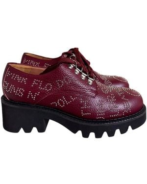 Ras Laced Shoes - Rosso