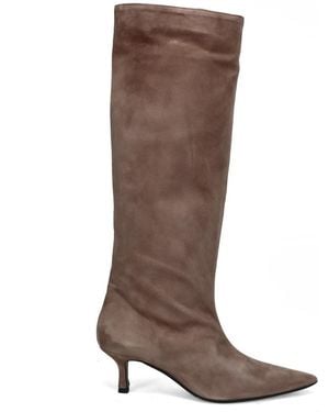 Sangiorgio Heeled Boots - Brown