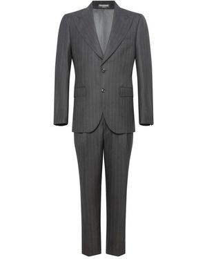 Franzese Collection Single Breasted Suits - Grey