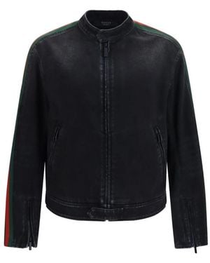 Gucci Leather Jackets - Azul