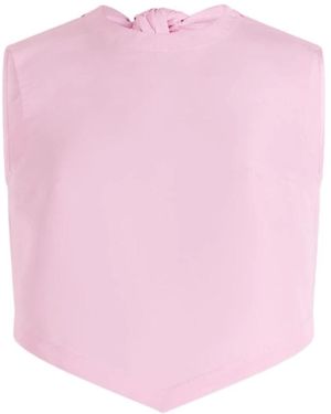 Patou Sleeveless Tops - Pink
