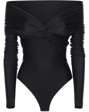 ANDAMANE Tops ,Zwart ,Kendall Bodysuit