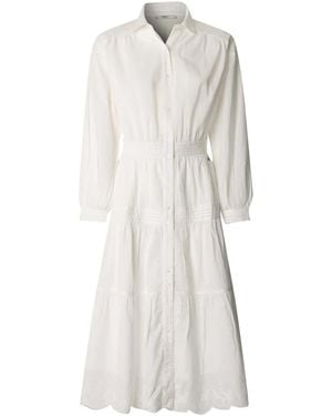 Pepe Jeans Shirt Dresses - Blanco
