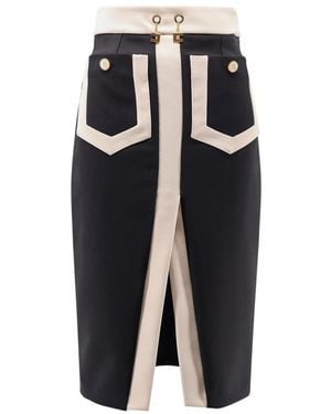 Elisabetta Franchi Midi Skirts - Black