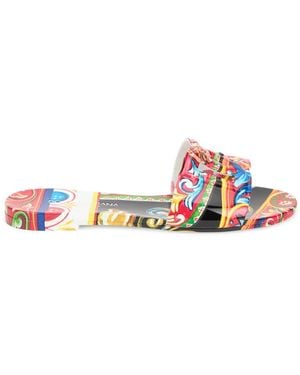 Dolce & Gabbana Beachwear Slides - Roze