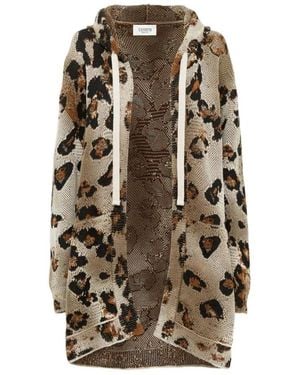 Laneus Truien & Vesten ,Veelkleurig ,Jacquard Cardigan - Meerkleurig