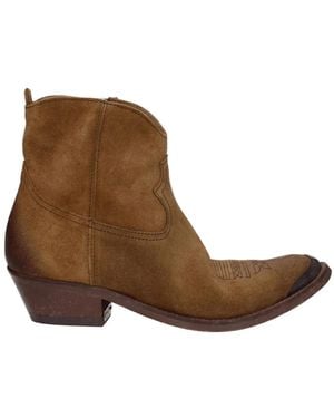 Golden Goose Cowboy Boots - Marron