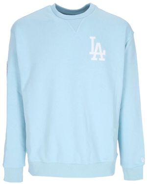 KTZ Lightweight Crewneck Sweatshirt Mlb Heritage Crew Losdod - Blue