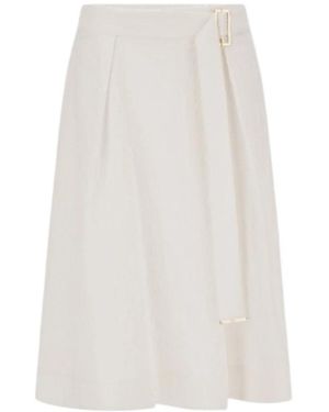 Herno Midi Skirts - Blanco