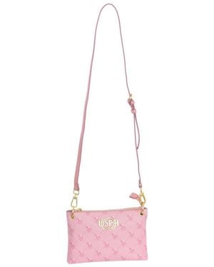 U.S. POLO ASSN. Cross Body Bags - Pink
