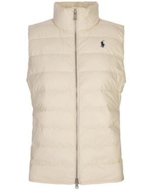 Ralph Lauren Weiße Mäntel - Natur