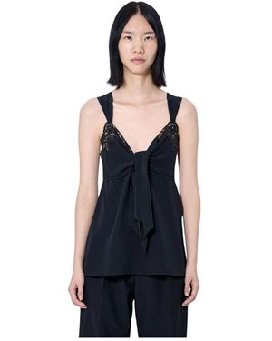 Chloé Sleeveless Tops - Black
