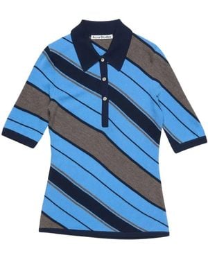 Acne Studios Blaue Wollpullover