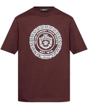 Versace T-Shirts - Marrone