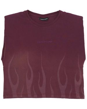 Vision Of Super Sleeveless Tops - Purple