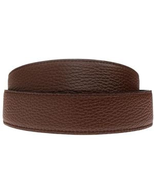 Ferragamo Gancini Gürtel, Wendbar Und Verstellbar - Braun