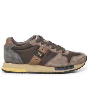 Blauer Sneakers - Gris