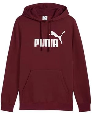 PUMA Ess Hoody Fl Big Logo Jas - Rood