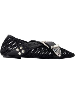 Toga Ballerina Shoes - Black