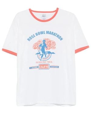 WILD DONKEY Cotton Panther Grafik-T-Shirt - Weiß