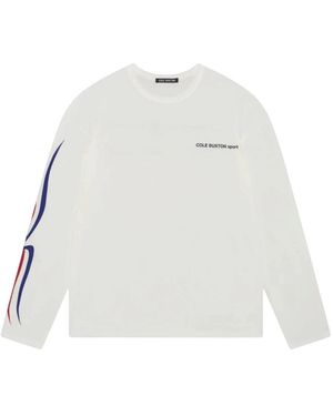 Cole Buxton Long Sleeve Training Tops - Wit