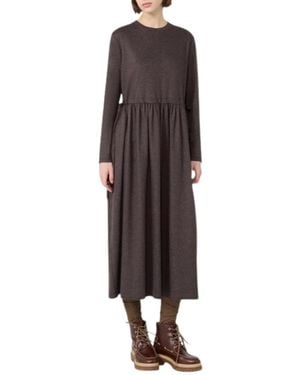 Weekend by Maxmara Midikleid - Braun