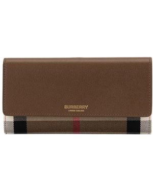 Burberry Accessoires ,Bruin ,Leer Portemonnee