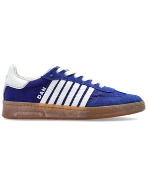 DSquared² Schoenen ,Blauw ,Leer Boxer Sneakers