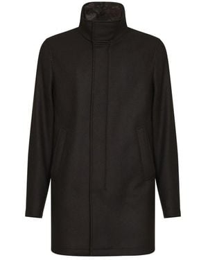 Herno Single-Breasted Coats - Noir