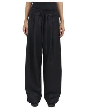 Andrea Ya'aqov Wide Trousers - Black