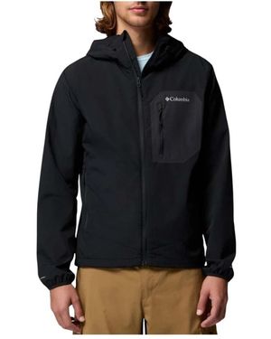 Columbia Tall Heights Iii Hooded Softshell Jacket - Zwart