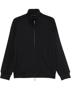 Emporio Armani Full-Zip Track Jacket - Zwart