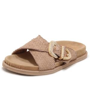 Emanuélle Vee N7499 Ciabatta Wo Slippers - Bruin