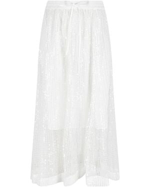 MEIMEIJ Midi Skirts - White