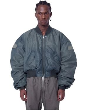 Rick Owens Bomber Jackets - Azul