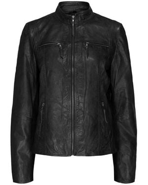 Notyz Leather Jackets - Black