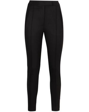 PT01 Broeken ,Zwart ,Wol Broek Met Naaddetail