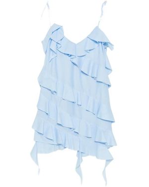 LES FILLES D'EVA Kleedjes ,Blauw ,Jurk Met Volant