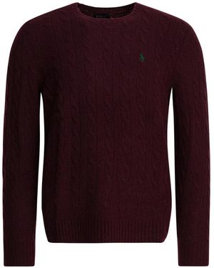 Polo Ralph Lauren Round-Neck Knitwear - Purple