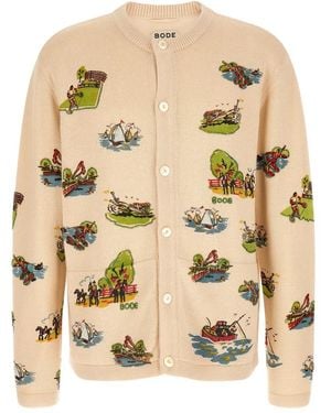 Bode Beaded Camp Cardigan - Mehrfarbig