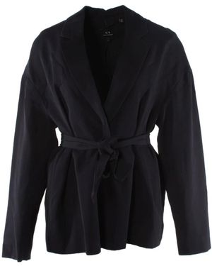 Armani Blauwe Blazer Voor Vrouwen - Zwart