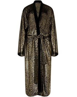 Roberto Cavalli Belted Coats - Black