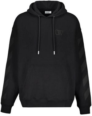 Off-White c/o Virgil Abloh Hooded Sweatshirt - Zwart