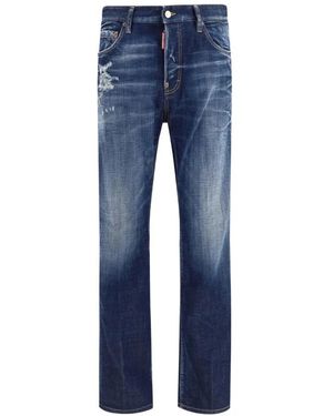 DSquared² Jeans ,Blauw ,Katoen Slim Jeans