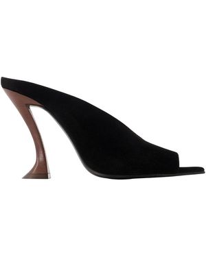 Lanvin Schoenen ,Zwart ,Leer Midnight Step Pump